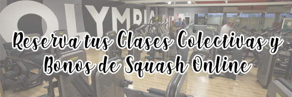 Nueva app para reservar tus Clases Colectivas y Squash